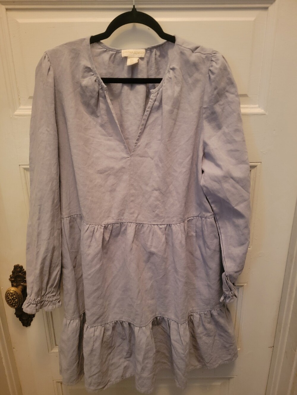 Cynthia Rowley V-Neck XL BABYDOLL DRESS